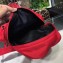 Balenciaga Explorer Canvas Backpack Bag with Logo Label Red 2018