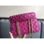 Valentino Rockstud Spike Chain Shoulder Bag Hot Pink 2018
