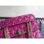 Valentino Rockstud Spike Chain Shoulder Bag Hot Pink 2018