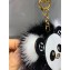 Louis Vuitton Wild Puppet Bag Charm and Key Holder M63094 Black/White 2018