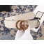 Gucci Calf Leather Belt with Double G Buckle 35mm Width White