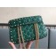 Valentino Rockstud Spike Chain Shoulder Bag Green 2018
