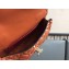 Valentino Rockstud Spike Chain Shoulder Bag Orange 2018