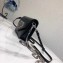 Prada Two-tone Brushed Leather Shoulder Bag 1BD101 Black 2018