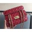 Valentino Rockstud Spike Chain Shoulder Bag Dark Red 2018