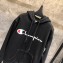 Champion Cotton Classic Hoodie Sweatshirt Black
