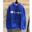 Champion Cotton Classic Hoodie Sweatshirt Blue