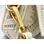 Fendi Mini Baguette Canvas Bag White with Embroidery 2021