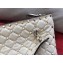 Valentino Rockstud Spike Clutch in Lambskin Leather White 2018