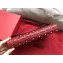 Valentino Rockstud Spike Clutch in Lambskin Leather Red 2018
