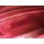 Valentino Rockstud Spike Clutch in Lambskin Leather Red 2018