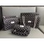 Valentino Rockstud Spike Chain Bag in Lambskin Leather White Stud/Black 2018