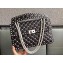 Valentino Rockstud Spike Chain Bag in Lambskin Leather White Stud/Black 2018