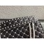 Valentino Rockstud Spike Chain Bag in Lambskin Leather White Stud/Black 2018