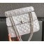 Valentino Rockstud Spike Chain Bag in Lambskin Leather White Stud 2018