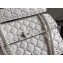 Valentino Rockstud Spike Chain Bag in Lambskin Leather White Stud 2018