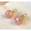 Celine Pearl Short Earrings Pink 2018