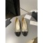 Chanel Calfskin & Grosgrain Ballet flats G02819 Gold/Black 2023