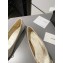 Chanel Calfskin & Grosgrain Ballet flats G02819 Gold/Black 2023