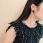 Chanel Dice Stud Earrings AB0033 Brown 2018