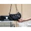 CHANEL BLACK Clutch With Chain IN Mesh, Shiny Lambskin & Gold-Tone Metal AP4573 2025SS(ORIGINAL QUALITY)