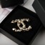 Chanel Twisty CC Brooch with Pearls Red/White/Gold 2018