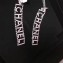Chanel crystal cut-out logo earrings 2018