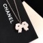 Chanel ruban bow necklace white/black 2018