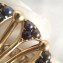 Chanel Beads Bloom Round Brooch Blue/Gold 2018