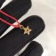Dior Diorelita Bracelet Red Cord/Gold Bloom 2018