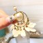 Dior Tribales Asymmetric Earrings Gold/White 2018 
