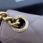 Chanel Smooth Calfskin Leather Flap Bag Grey With Vintage Hardware