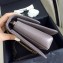 Chanel Smooth Calfskin Leather Flap Bag Grey With Vintage Hardware