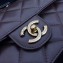 Chanel Smooth Calfskin Leather Flap Bag Dark Coffee With Vintage Hardware 