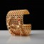 Chanel Cuff AB0267 Gold/Pink/Pearly white 2018