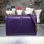 Dolce Gabbana Devotion Large Shoulder Bag in Quilted Nappa Leather Purple 2018