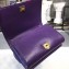 Dolce Gabbana Devotion Large Shoulder Bag in Quilted Nappa Leather Purple 2018