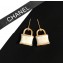 Chanel Earrings Lock Pattern A96972 Blue 2018
