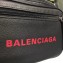 Balenciaga Everyday Calfskin Belt Pack Bag Black/Red 2018
