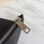 Fendi BAG BUGS Togo Leather Clutch Black