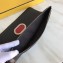 Fendi BAG BUGS Togo Leather Clutch Black
