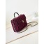 Chanel Wool Tweed & Gold-Tone Metal Small box Bag AS4470 Fuchsia & Black 2023