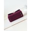 Chanel Wool Tweed & Gold-Tone Metal Small box Bag AS4470 Fuchsia & Black 2023