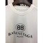 Balenciaga Cotton Letter Print Men/Women T-shirt White 2018
