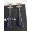 Chanel Blue Earrings 2018
