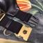 Gucci Animal Studs Leather Belt Bag 484683 Black 2018
