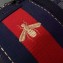 Gucci Vintage Web Embroidered Bag 406868 Navy Blue 
