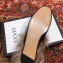 Gucci Princetown Crystal Embroidered Bow With Lamb Fur Slipper Horsebit Detail 471955 Black 