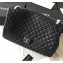 Chanel Original Leather Flap Shoulder Bag Black