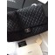 Chanel Original Leather Flap Shoulder Bag Black